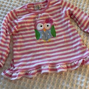 Luigi Pink Owl Shirt